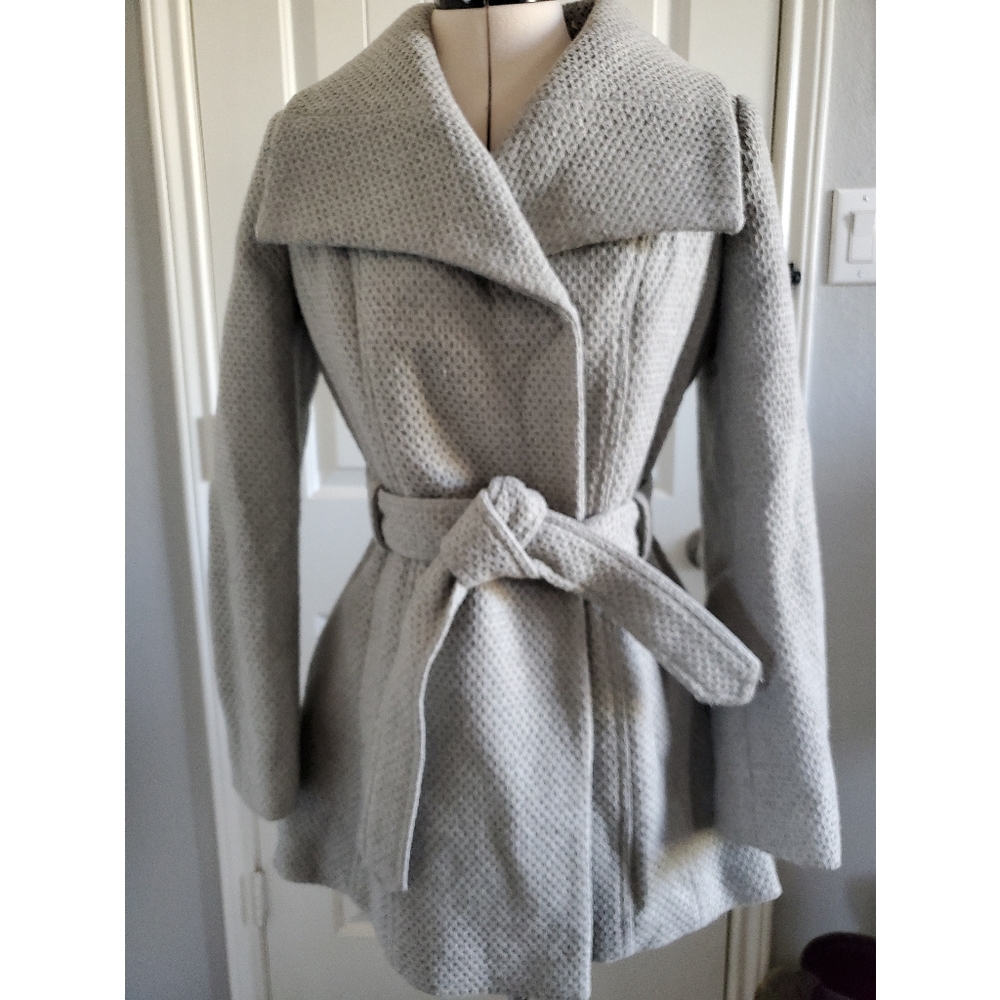 Steve Madden Women's Textured Belted Coat